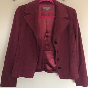 Ann Taylor Sueded Blazer Jacket Size 6